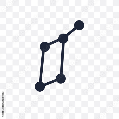 Lyra Constellation transparent icon. Lyra Constellation symbol design from Astronomy collection. Simple element vector illustration. Can be used in web and mobile.