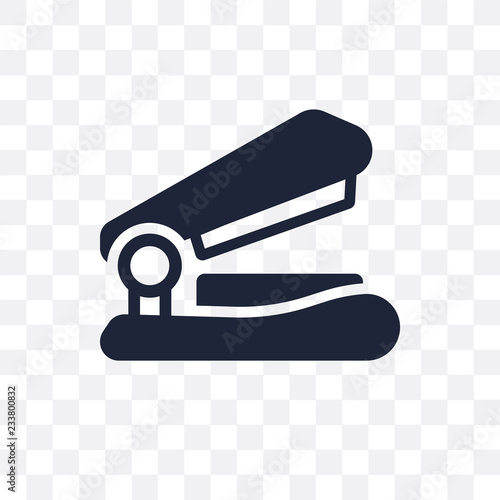 Stapler transparent icon. Stapler symbol design from Education collection. Simple element vector illustration. Can be used in web and mobile.