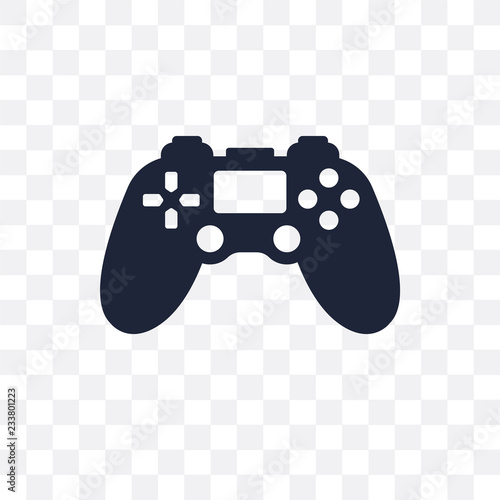 Controller transparent icon. Controller symbol design from Arcade collection. Simple element vector illustration. Can be used in web and mobile.