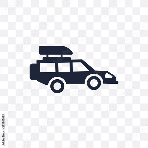 Excessive weight for the vehicle transparent icon. Excessive weight for the vehicle symbol design from Insurance collection. Simple element vector illustration. Can be used in web and mobile.