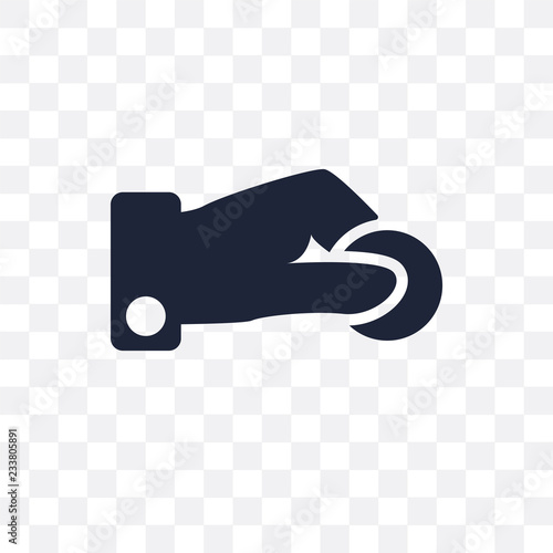 Beneficiary transparent icon. Beneficiary symbol design from Insurance collection. Simple element vector illustration. Can be used in web and mobile.