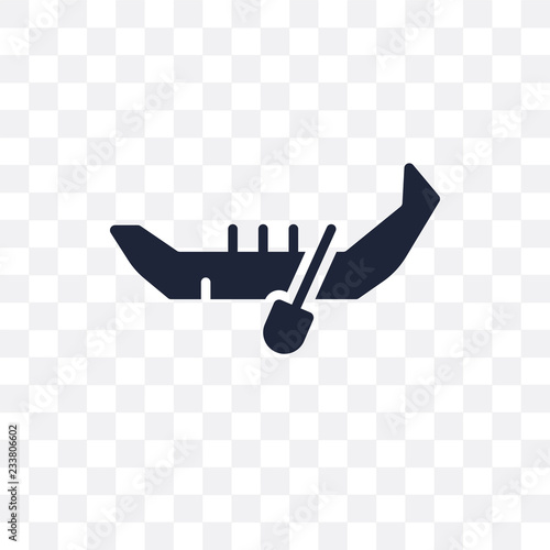 gondola transparent icon. gondola symbol design from Transportation collection. Simple element vector illustration. Can be used in web and mobile.