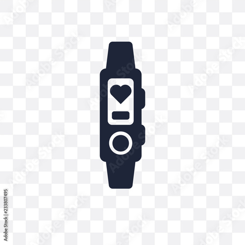 Activity tracker transparent icon. Activity tracker symbol design from Electronic devices collection. Simple element vector illustration. Can be used in web and mobile.