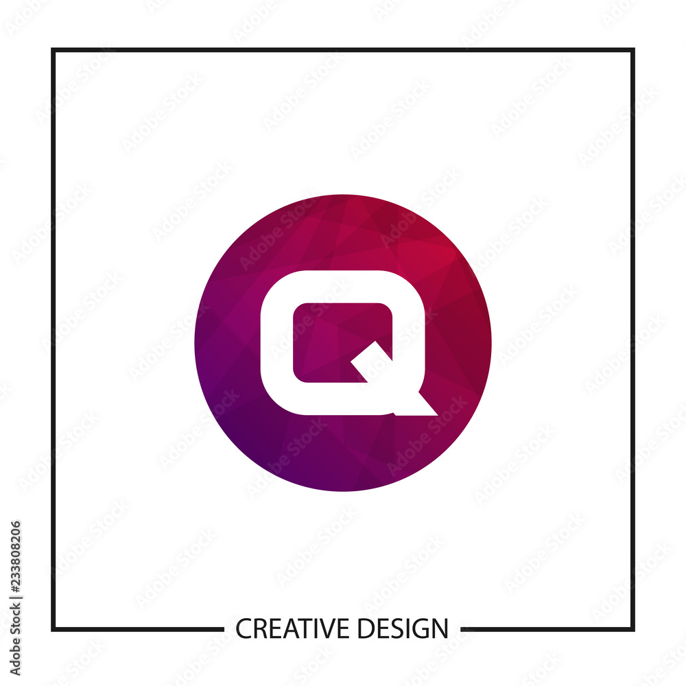 Initial Letter Q Logo Template Vector Design Initial Letter Q Logo Template Vector Design