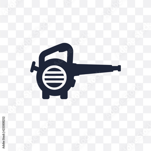 leaf blower transparent icon. leaf blower symbol design from Electronic devices collection. Simple element vector illustration. Can be used in web and mobile.