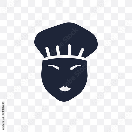 Shower cap transparent icon. Shower cap symbol design from Hygiene collection.