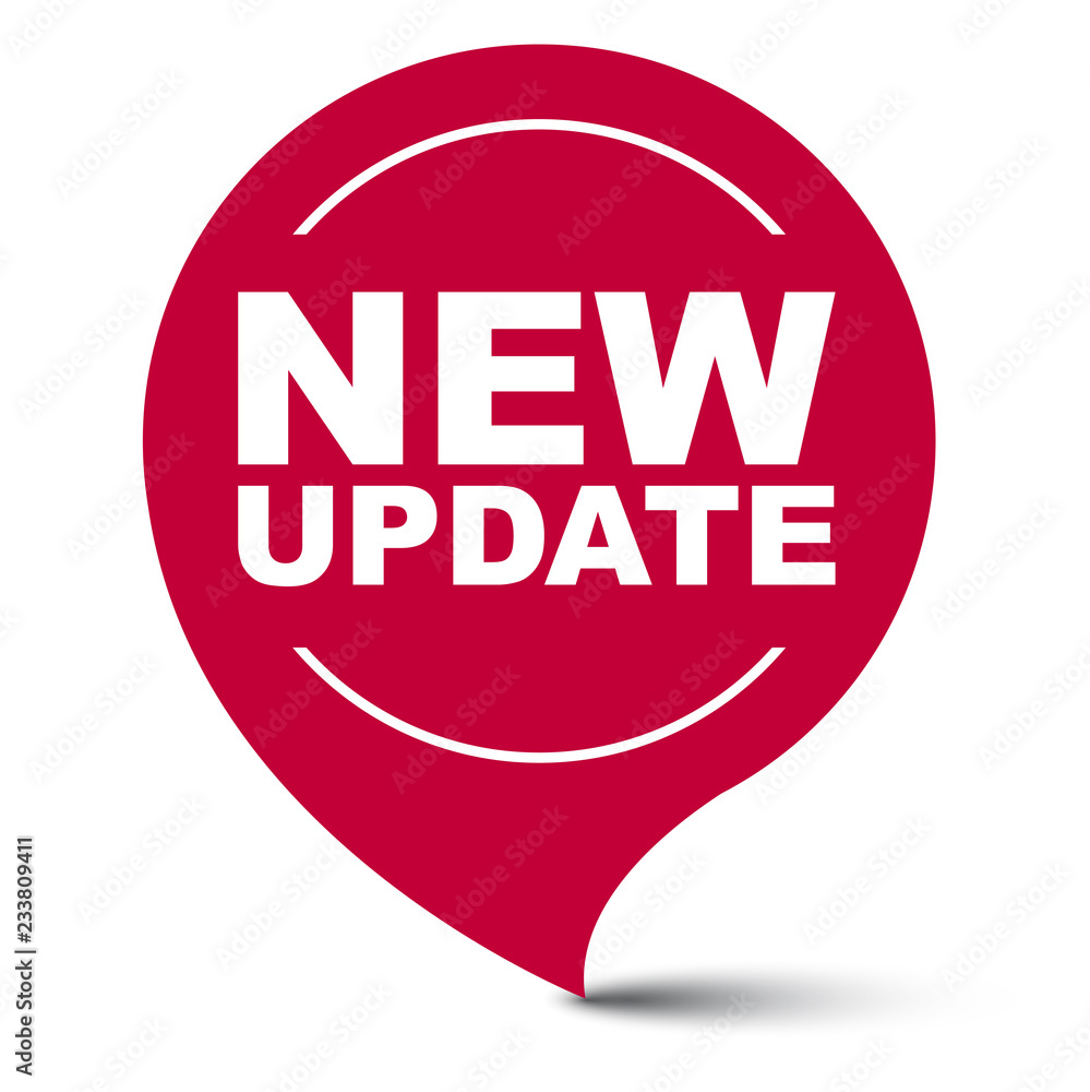 red vector banner new update red vector banner new update