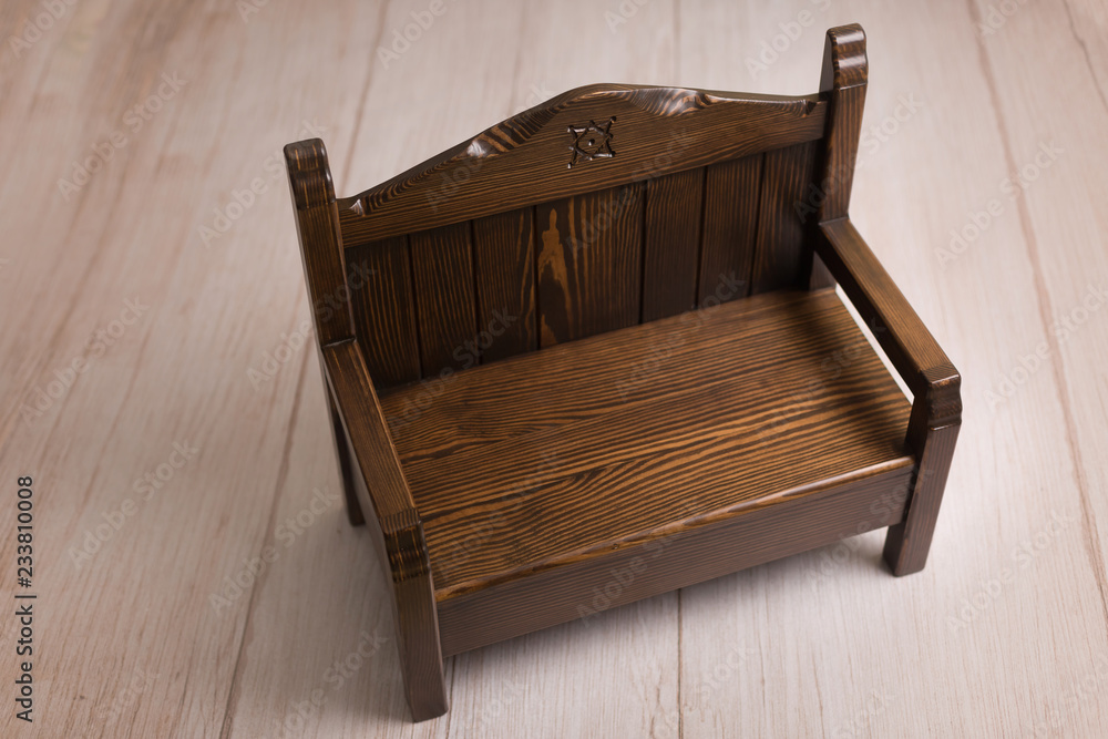 small bench. bench for a photo shoot of a newborn. children's shop. doll bench small bench. bench for a photo shoot of a newborn. children's shop. doll bench
