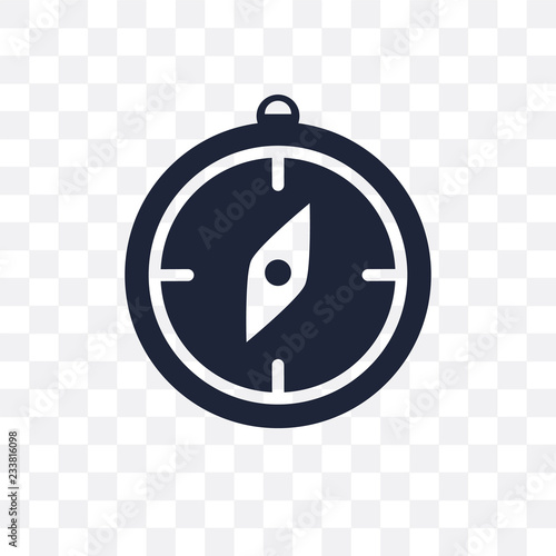 Big Compass transparent icon. Big Compass symbol design from Nautical collection.