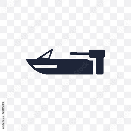 motorboat transparent icon. motorboat symbol design from Nautical collection.