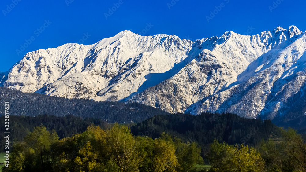 Beautiful alpine view near Innsbruck - Tyrol - Austria