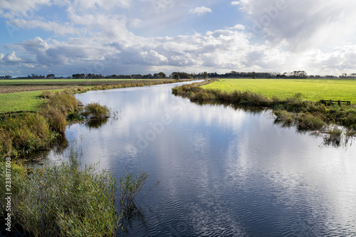 Dutch polder landscape in the province of Friesland © Björn Wylezich