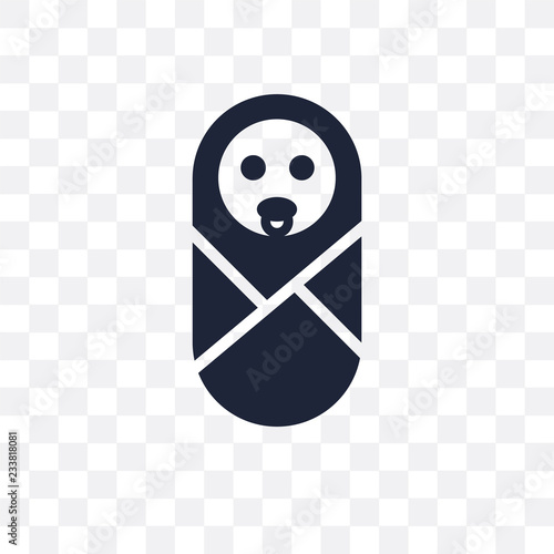 Newborn transparent icon. Newborn symbol design from People collection.
