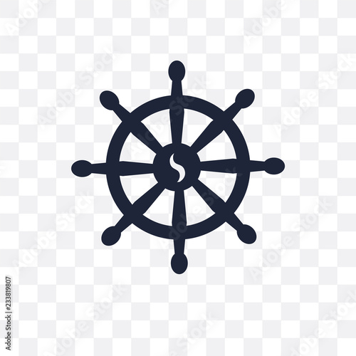 Buddhism transparent icon. Buddhism symbol design from Religion collection.