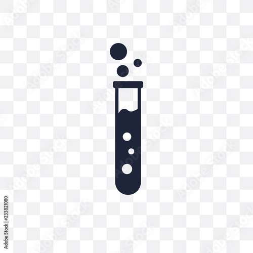Test tube transparent icon. Test tube symbol design from Science collection.
