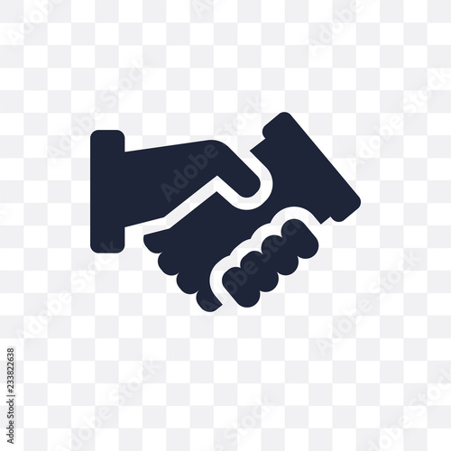 Partnership transparent icon. Partnership symbol design from Startup collection.