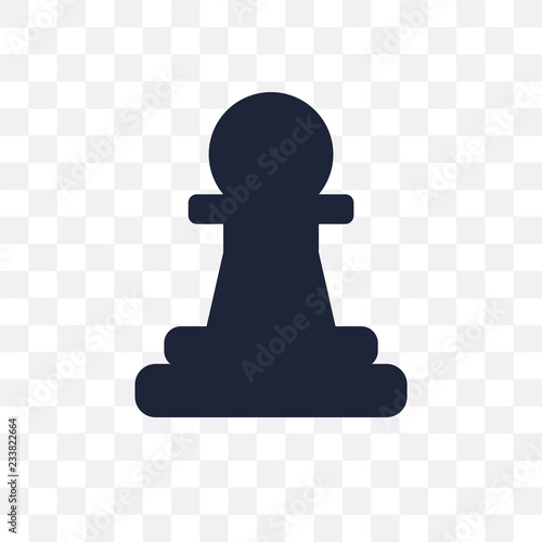 Pawn transparent icon. Pawn symbol design from Strategy collection.