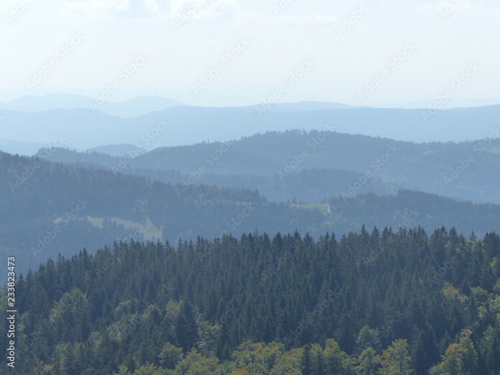 Naklejka premium Landschaften an der Schwarzwaldhochstrasse