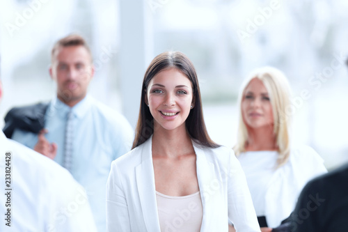 confident business woman among his colleagues Free Download confident business woman among his colleagues - GFXLoad