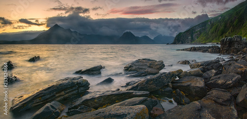 Loch Scavaig Panorama photo