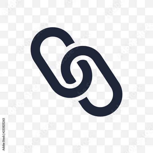 Link transparent icon. Link symbol design from Web navigation collection.