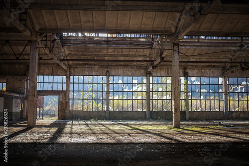 Empty Factory Hall