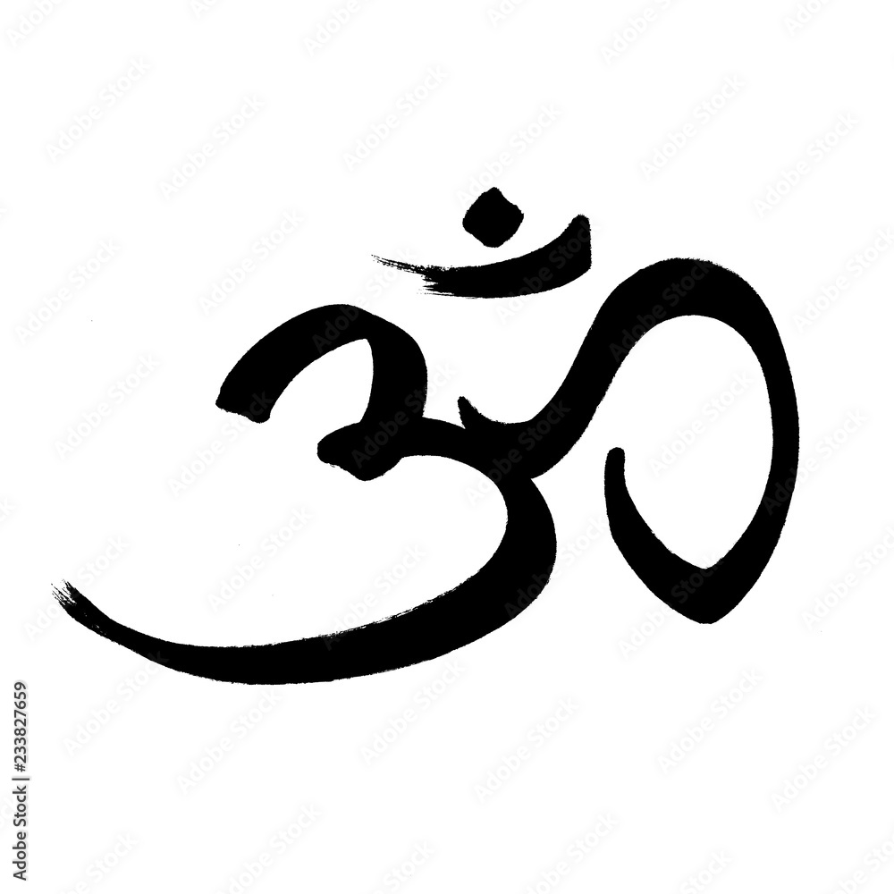 Obraz premium Om - sacred symbol n Hinduism