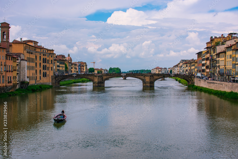 Obraz premium canal in florence italy