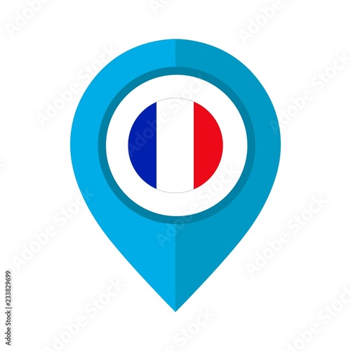 Free Download illustration of France location map. Travel destination icon.   - GFXLoad