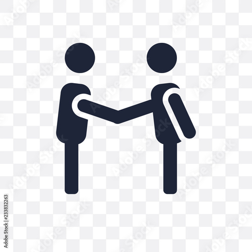 Deal transparent icon. Deal symbol design from Business collection.