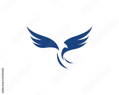 Falcon Eagle Bird Logo Template
