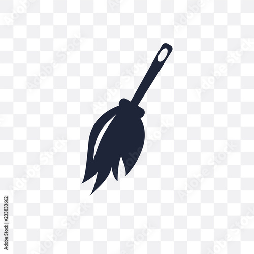 Duster transparent icon. Duster symbol design from Cleaning collection.