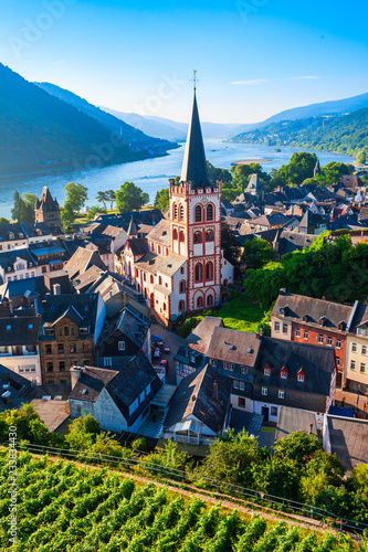 Bacharach old town in Germany