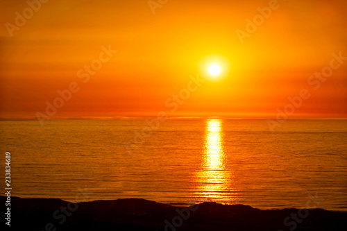 Orange Ball Sunset © Mark