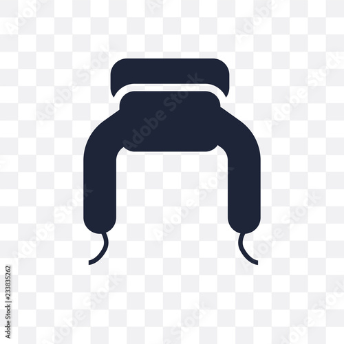 ushanka transparent icon. ushanka symbol design from Clothes collection.