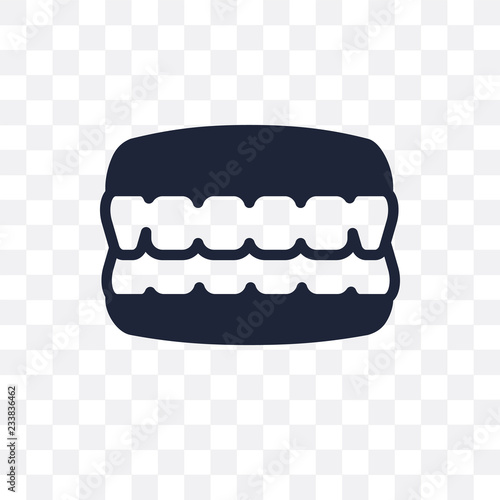 Denture transparent icon. Denture symbol design from Dentist collection.
