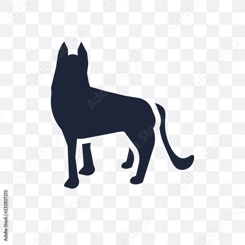German Shepards dog transparent icon. German Shepards dog symbol design from Dogs collection.