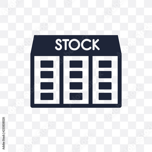 Stock transparent icon. Stock symbol design from Ecommerce collection.