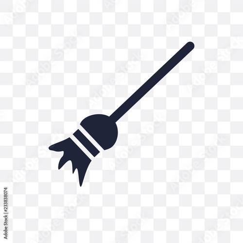 Broomstick transparent icon. Broomstick symbol design from Fairy tale collection.