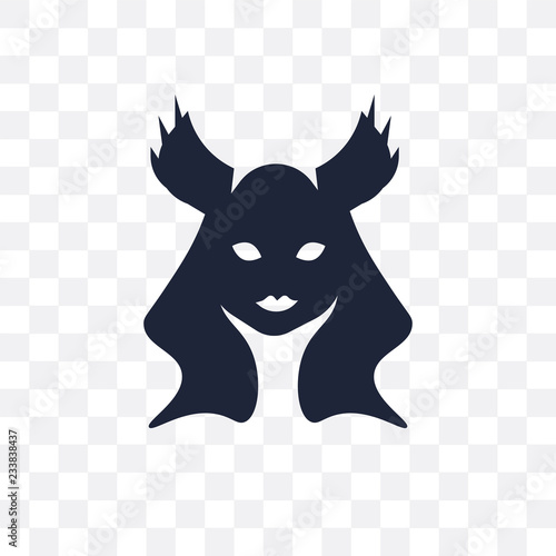 Valkyrie transparent icon. Valkyrie symbol design from Fairy tale collection.