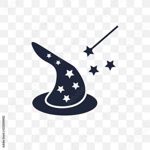 Wizard transparent icon. Wizard symbol design from Fairy tale collection.
