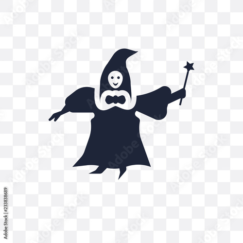 fairy godmother transparent icon. fairy godmother symbol design from Fairy tale collection.