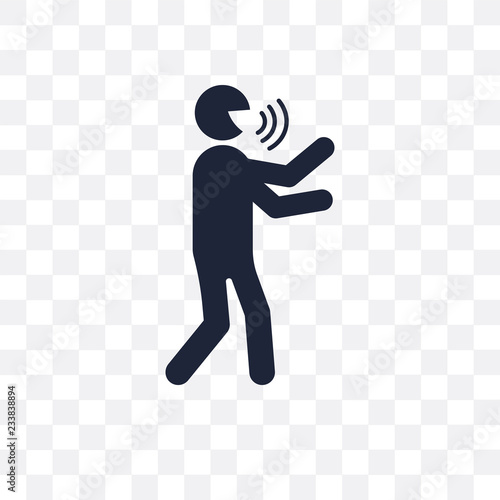 blah human transparent icon. blah human symbol design from Feelings collection.