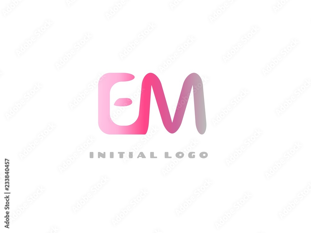 EM Initial Logo for your startup ventur EM Initial Logo for your startup ventur