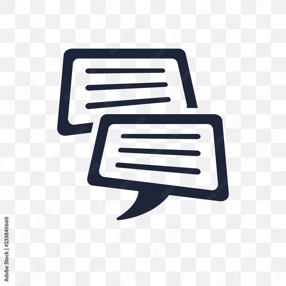 Speech bubble transparent icon. Speech bubble symbol design from Communication collection. Speech bubble transparent icon. Speech bubble symbol design from Communication collection.