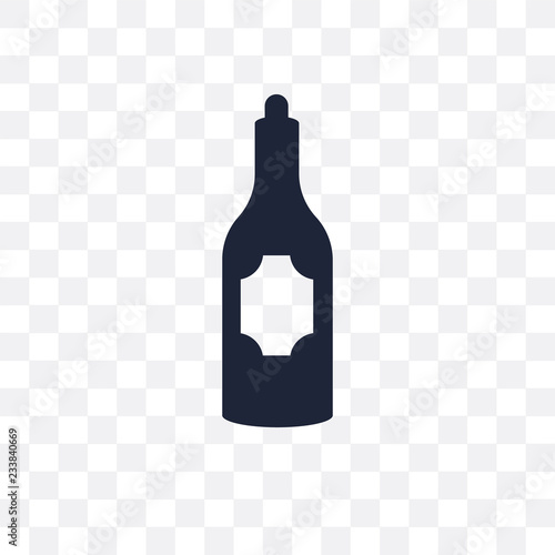 Alcohol Bottle transparent icon. Alcohol Bottle symbol design from Desert collection.