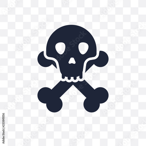 Skull transparent icon. Skull symbol design from Desert collection.