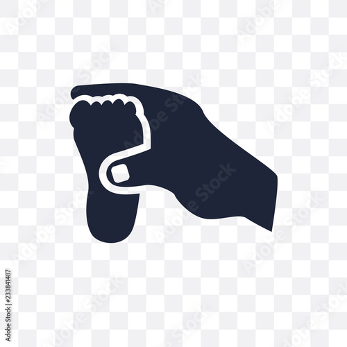 Otitis transparent icon. Otitis symbol design from Diseases collection.