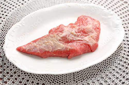 raw beef and pork meat