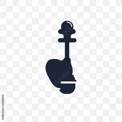 Hookah transparent icon. Hookah symbol design from India collection.